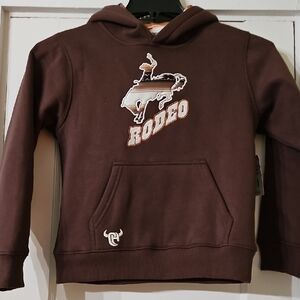 Brown Rodeo Kids Hoodie